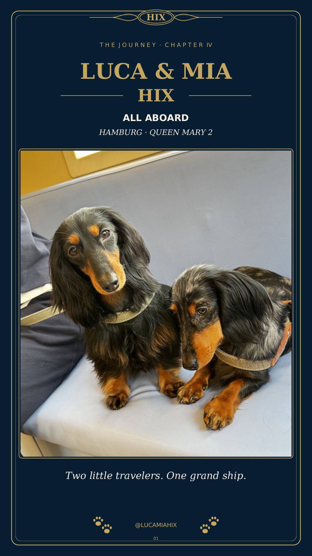 Luca & Mia Hix — Chapter 04: All Aboard